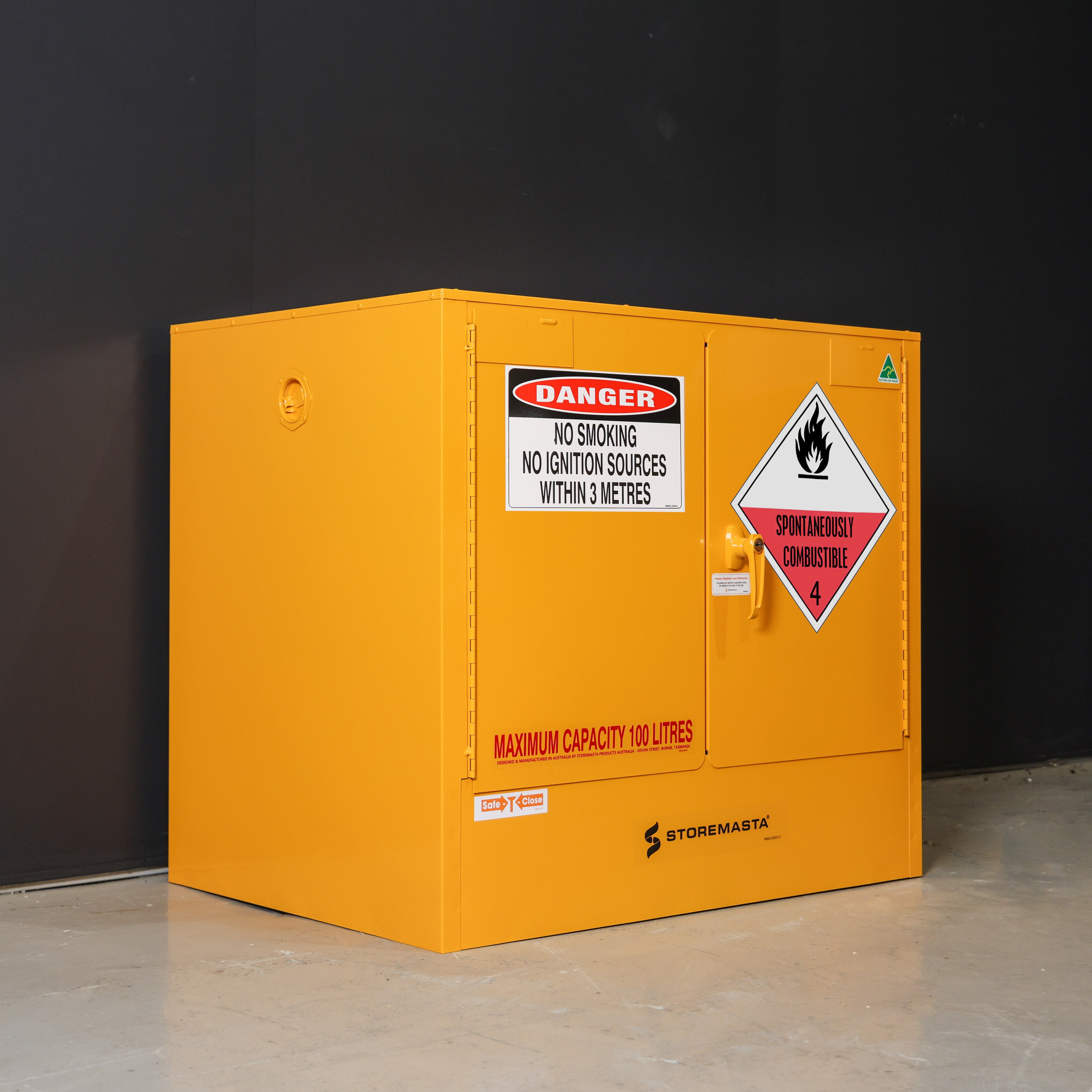 Spontaneously Combustible Substance Storage Cabinet - 100L