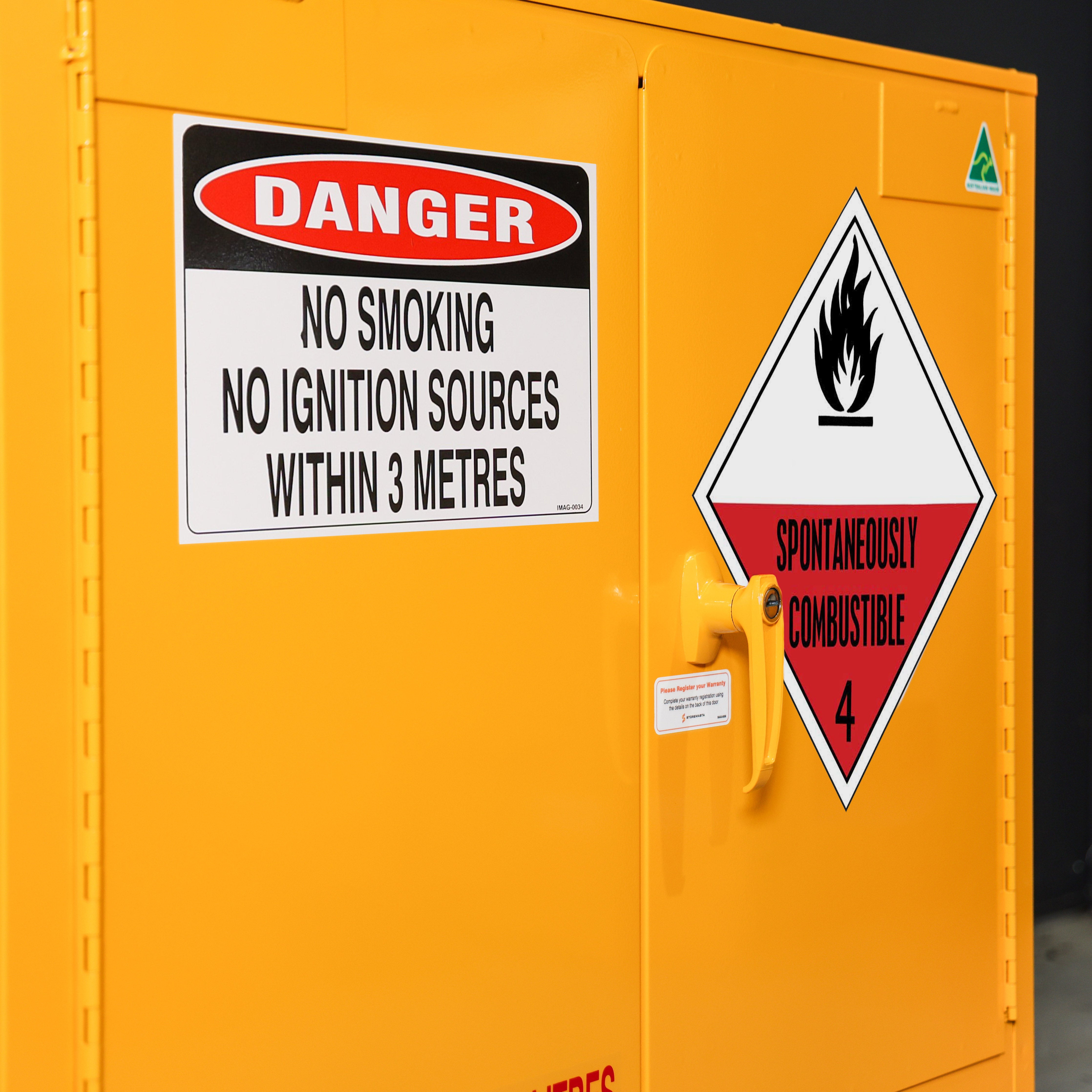 Spontaneously Combustible Substance Storage Cabinet - 100L
