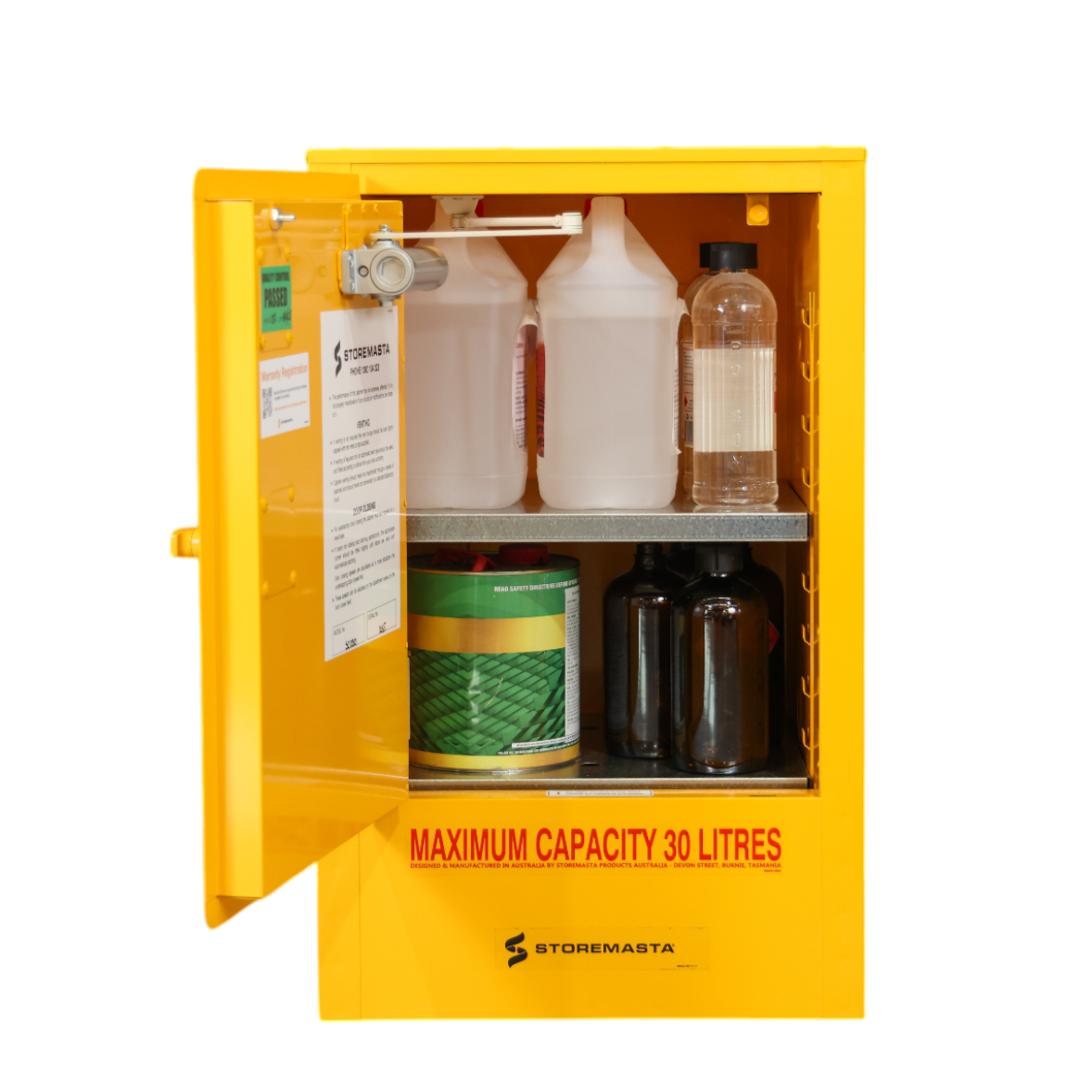 Spontaneously Combustible Substance Storage Cabinet - 30L