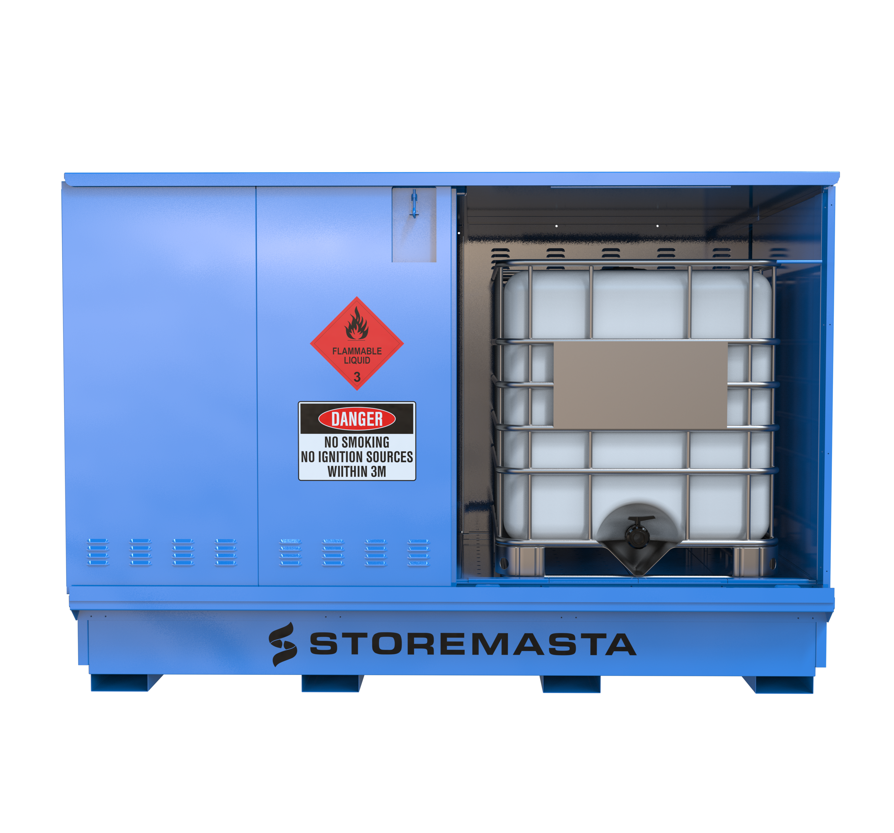 2 IBC Bund with Sliding Doors
