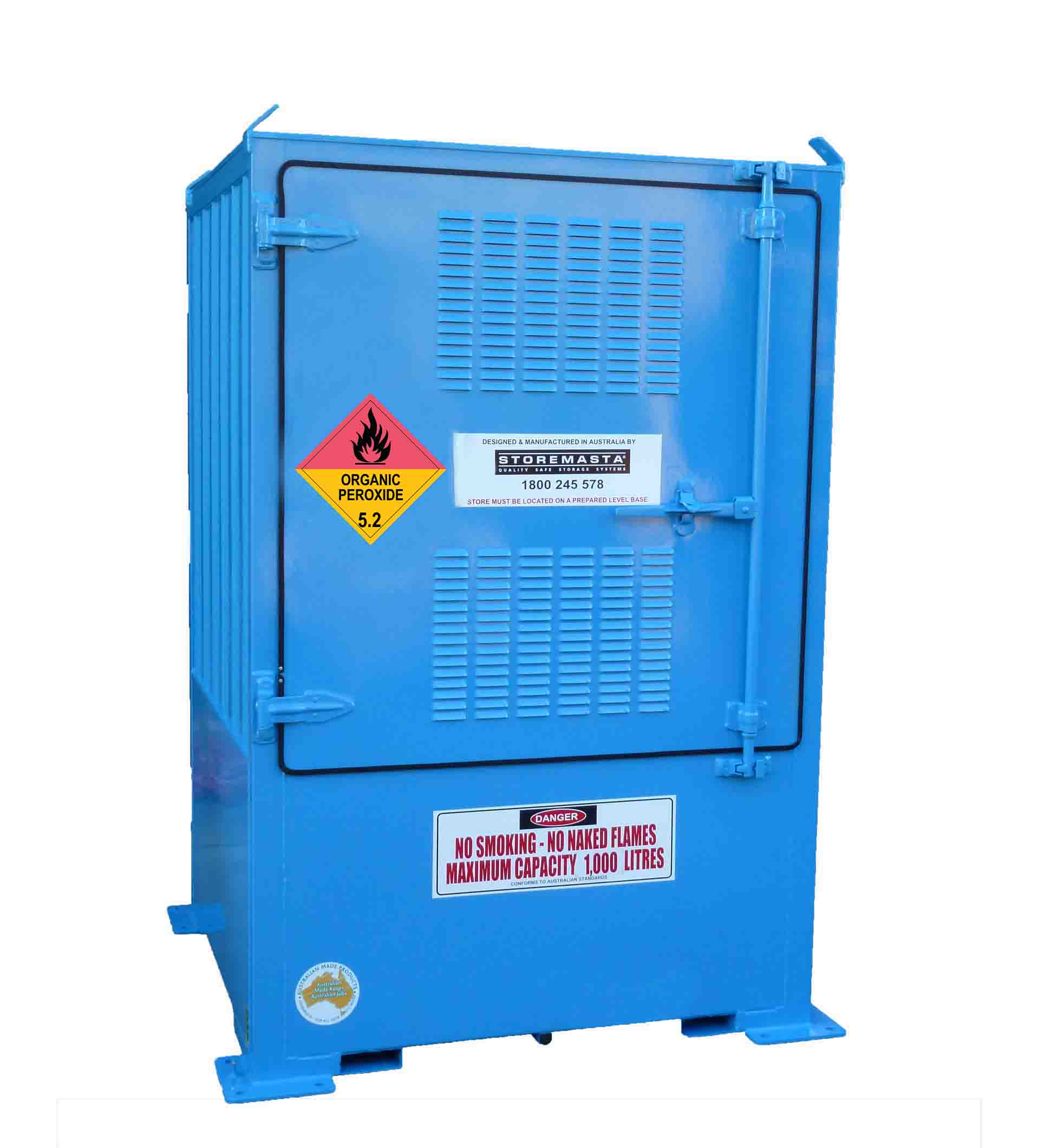 Single Depth Organic Peroxide Store - 1 IBC - STOREMASTA