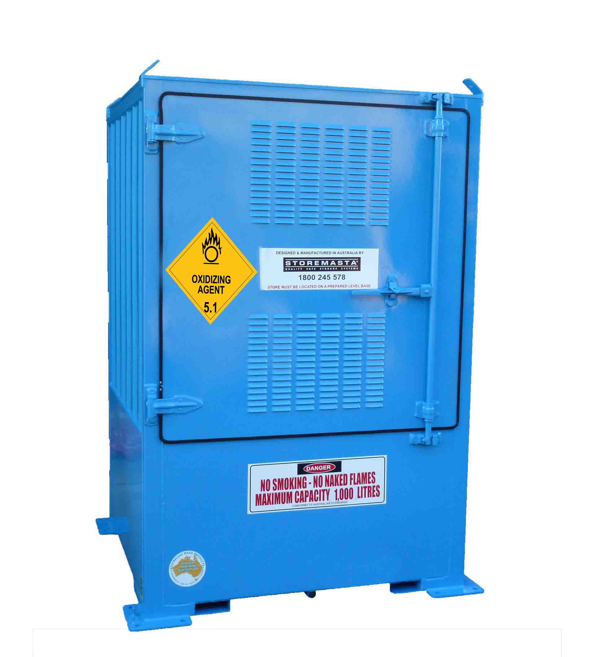 Single Depth Oxidising Agent Store - 1 IBC - STOREMASTA