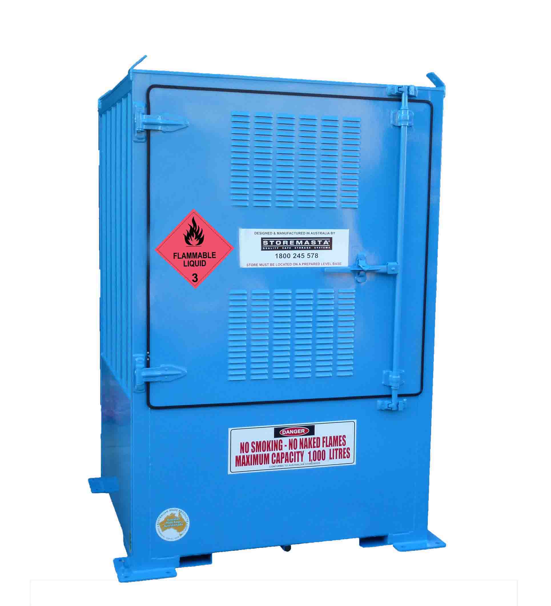 Single Depth Flammable Liquids Store - 1 IBC - STOREMASTA