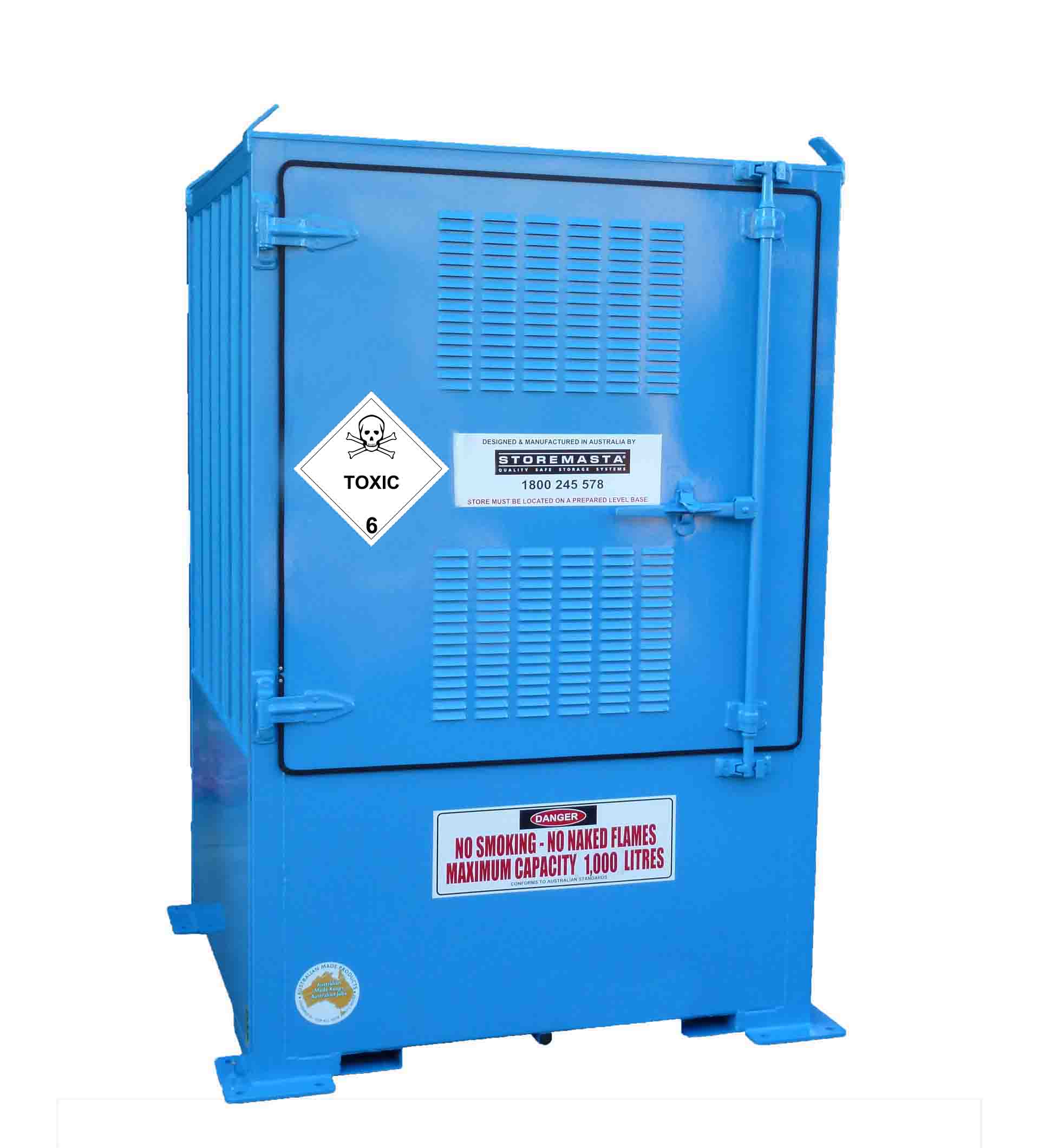 Single Depth Toxic Substance Store - 1 IBC - STOREMASTA