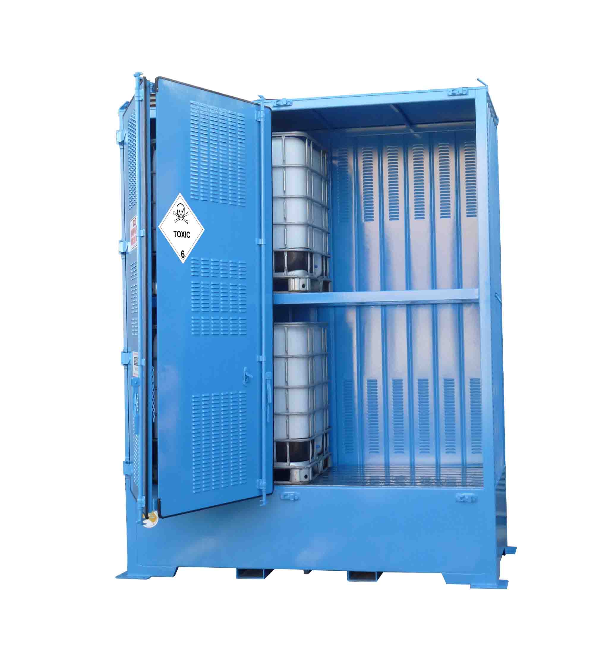 Single Depth Toxic Substance Store - 4 IBC - STOREMASTA