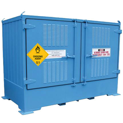 Single Depth Oxidising Agent Store - 2 IBC - STOREMASTA