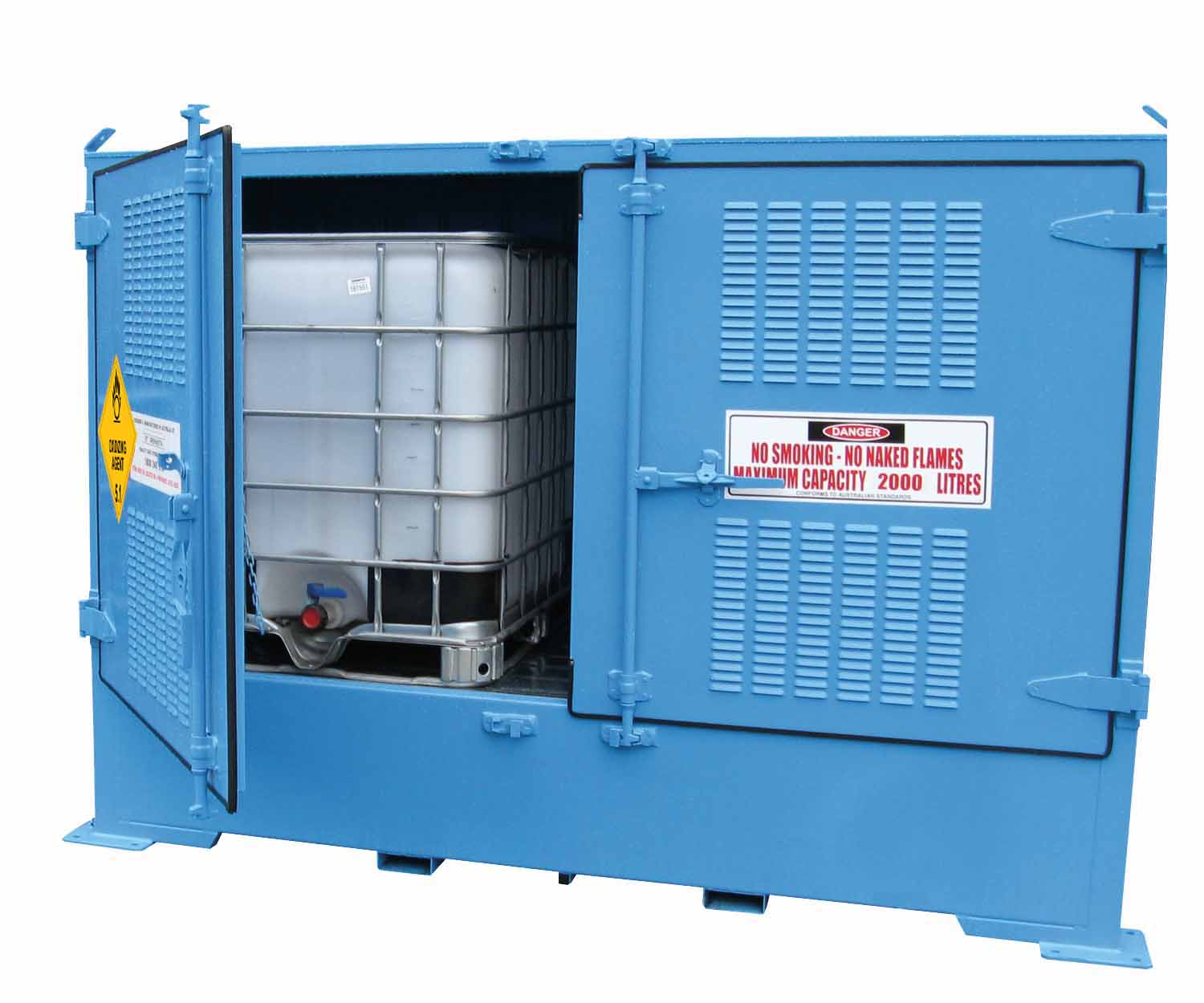 Single Depth Oxidising Agent Store - 2 IBC - STOREMASTA