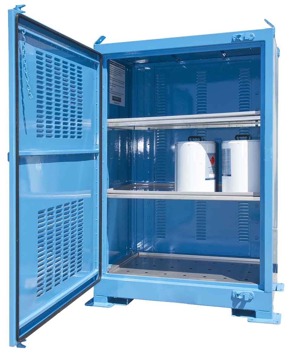 Outdoor Corrosive Substance Store - 350L - STOREMASTA