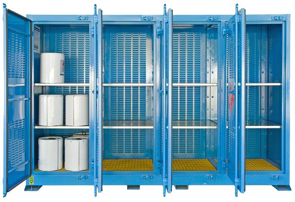 Outdoor Corrosive Substance Store - 850L - STOREMASTA