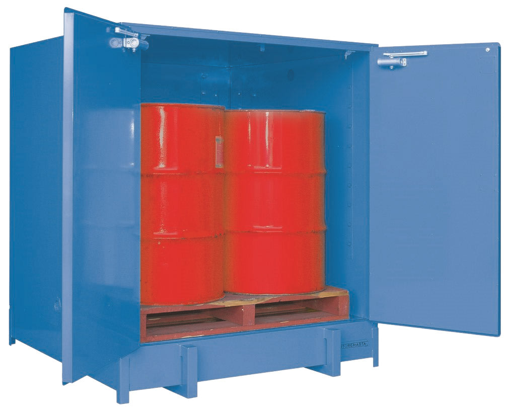 Large Capacity Corrosive Substances Storage Cabinet - 850L Pallet Store - STOREMASTA