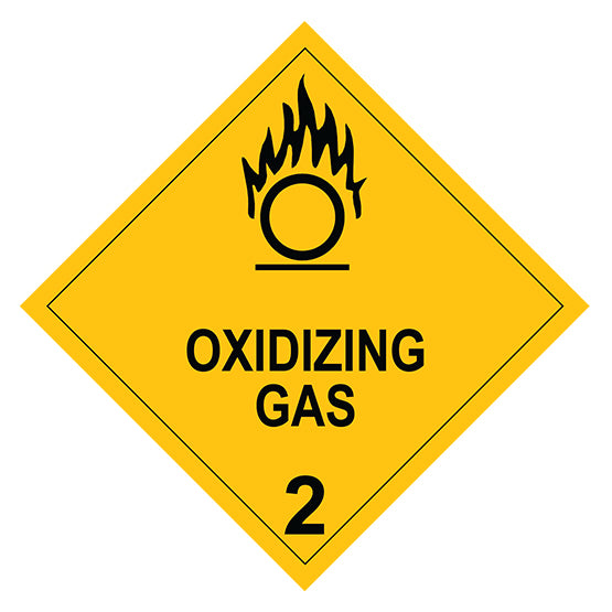 Class 2 – Oxidising Gas