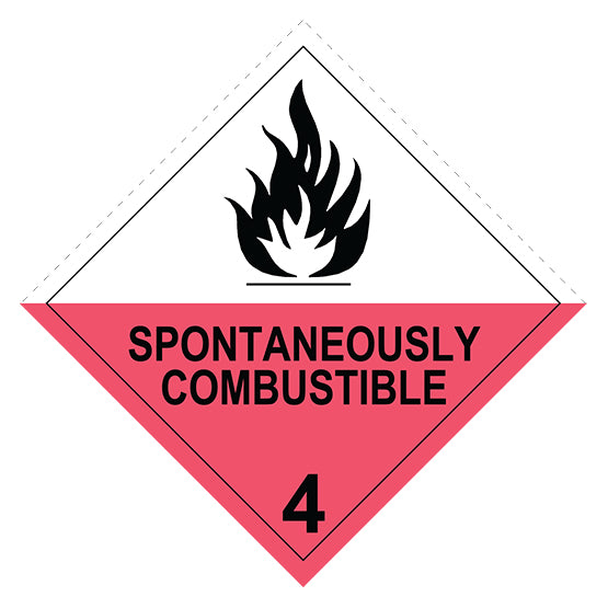 Class 4.2 – Spontaneously Combustible