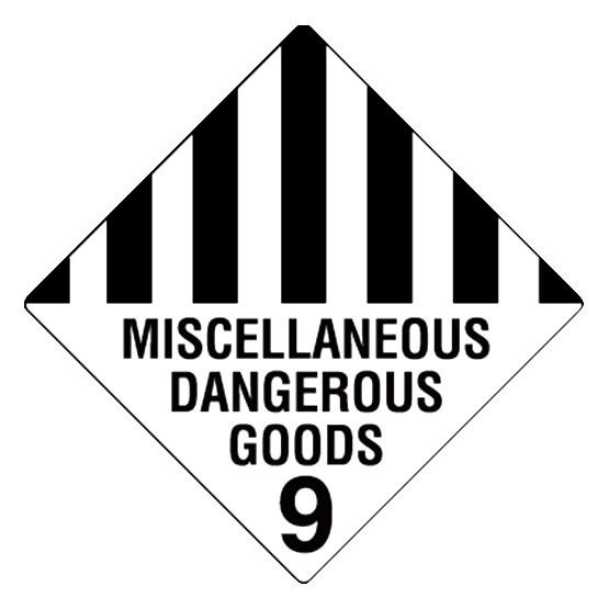Class 9 Miscellaneous Dangerous Goods