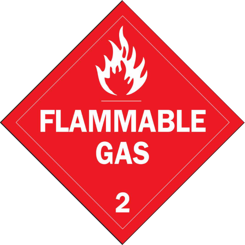 Class 2 1 Flammable Gas Storage Storemasta   2.1 Flammable Gas 