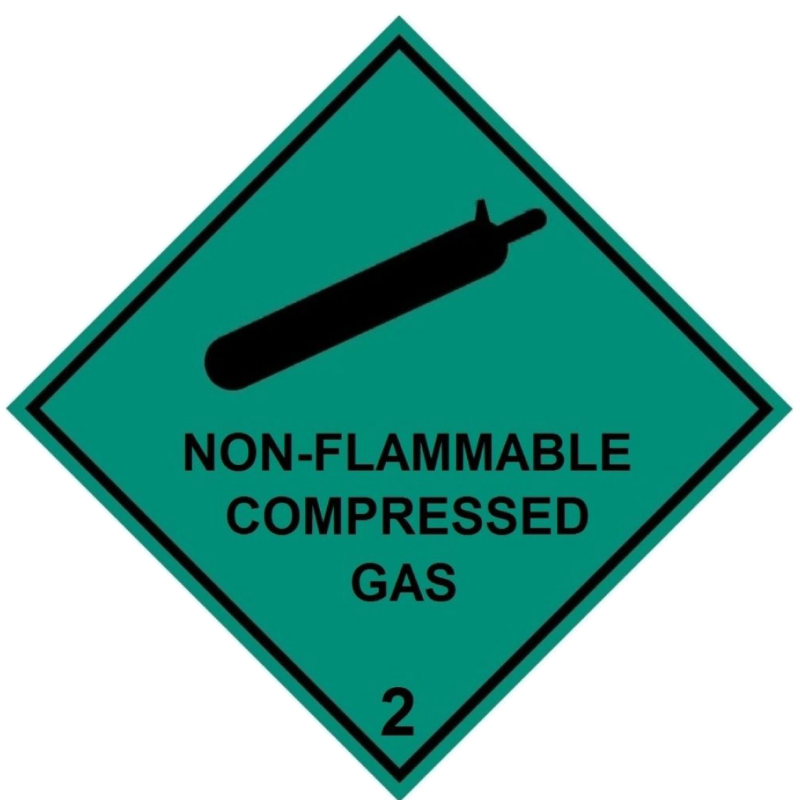 <small>Class 2.2 </small>Non-Flammable Non-Toxic Gas Storage