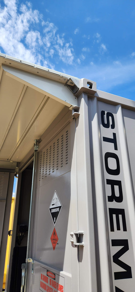 10ft Dangerous Goods Container - Weather Awning