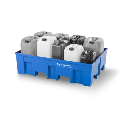 220L Polyethylene Sump Pallet - Blue