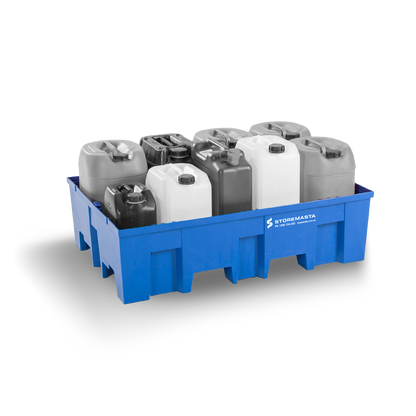 220L Polyethylene Sump Pallet - Blue