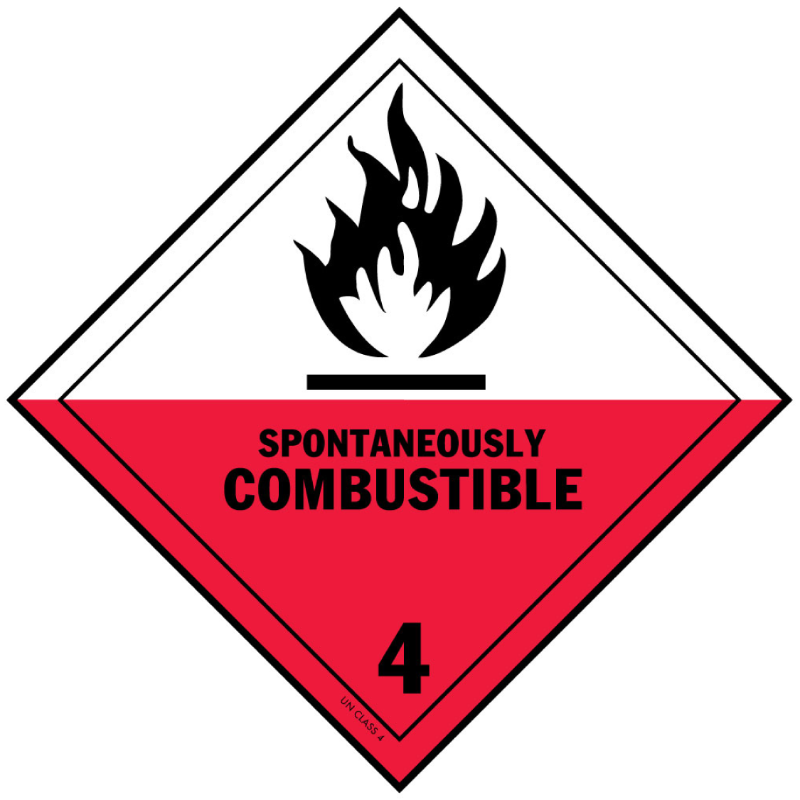 <small>Class 4.2 </small>Spontaneously Combustible Substance Storage