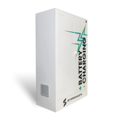 18 Outlet Battery Charging Cabinet with BTA Fire Suppression System - Non Monitored