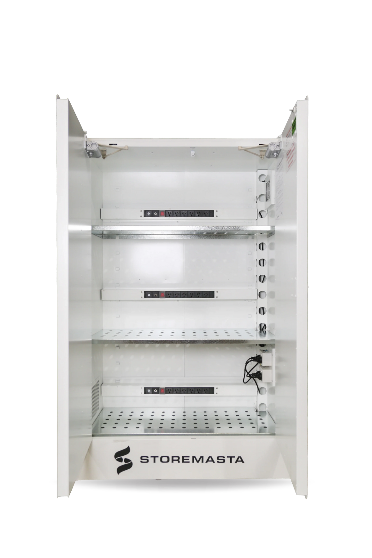 18 Outlet Battery Charging Cabinet with BTA Fire Suppression System - Non Monitored