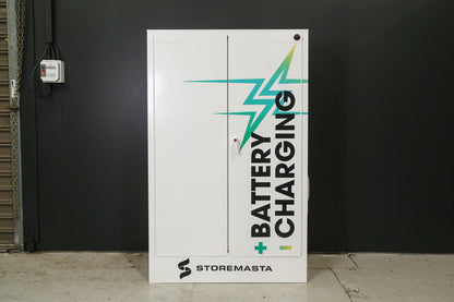 18 Outlet Battery Charging Cabinet with BTA Fire Suppression System - Non Monitored