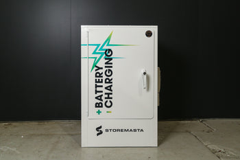 8 Outlet Battery Charging Cabinet with BTA Fire Suppression System - Non Monitored