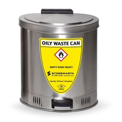 20L Disposal Bin - Stainless Steel
