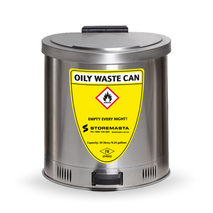 35L Disposal Bin - Stainless Steel