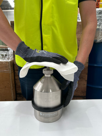 2L Plunger Can - Stainless Steel