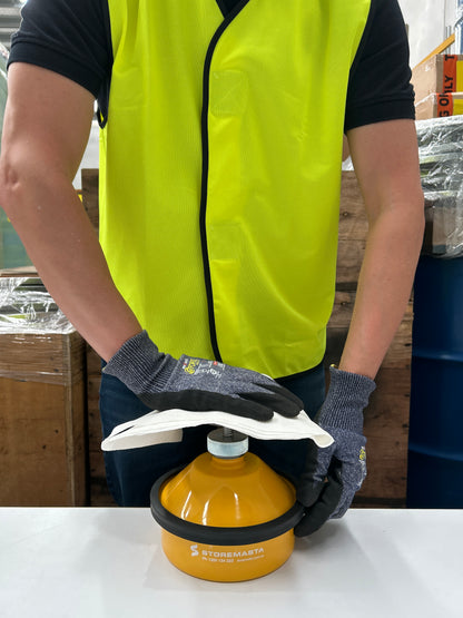 1L Plunger Can - Galvanised Yellow