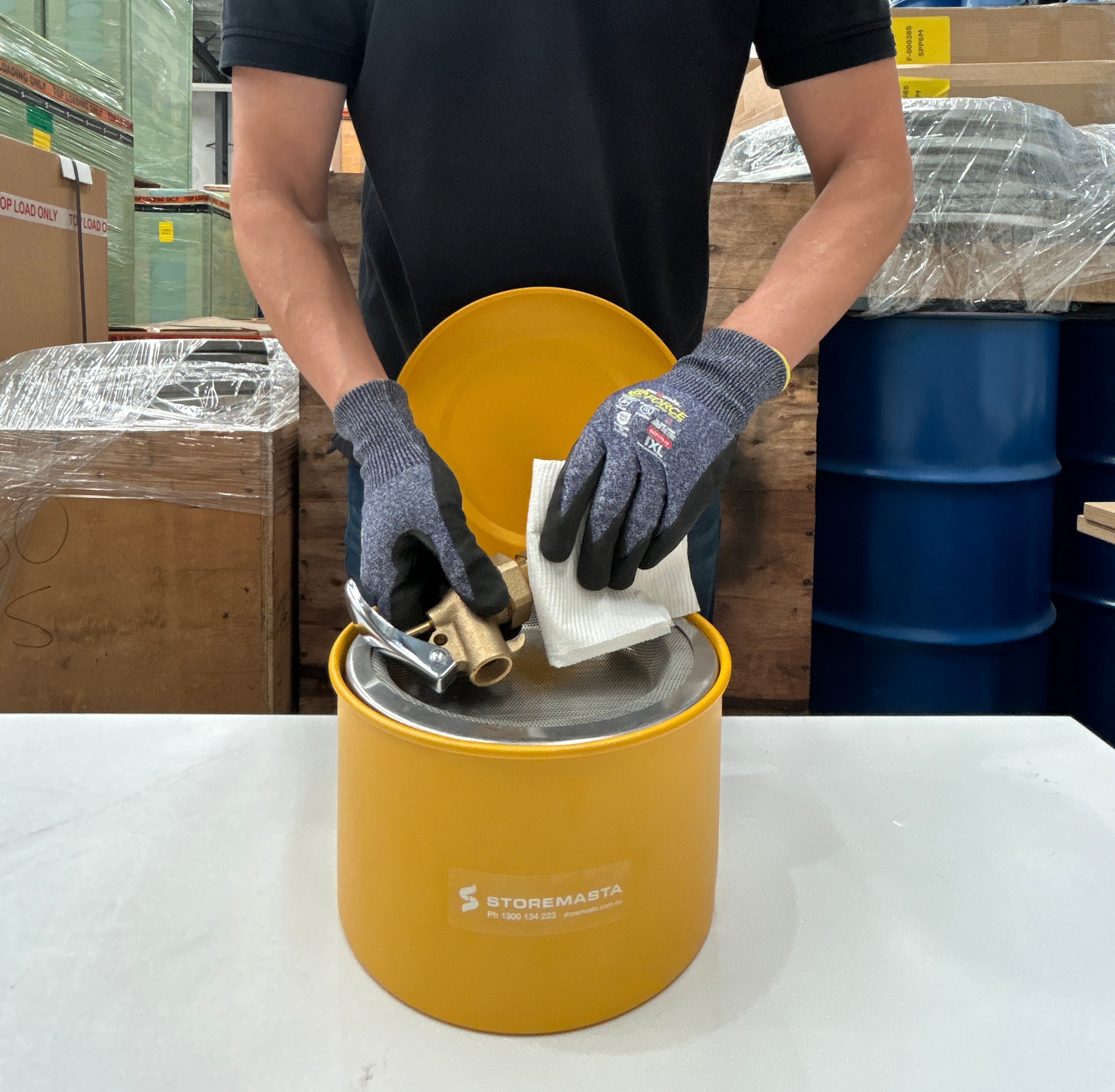 4L Small Parts Cleaner - Yellow