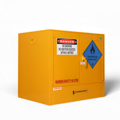 Dangerous When Wet Storage Cabinet - 100L