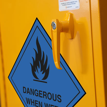 Dangerous When Wet Storage Cabinet - 60L