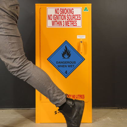 Dangerous When Wet Storage Cabinet - 60L