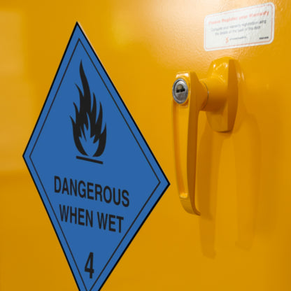 Dangerous When Wet Storage Cabinet - 170L