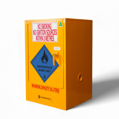 Dangerous When Wet Storage Cabinet - 30L