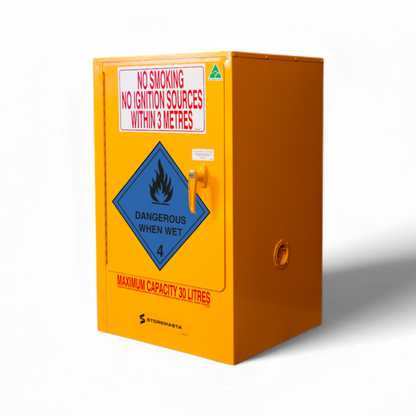 Dangerous When Wet Storage Cabinet - 30L