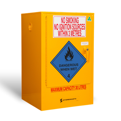 Dangerous When Wet Storage Cabinet - 30L
