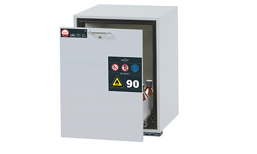 HI-LINE UB-LINE 90-minute fire rated under-bench safety cabinet, 600mm wide, 800mm high, with drawer (UB90.080.059.060.S)