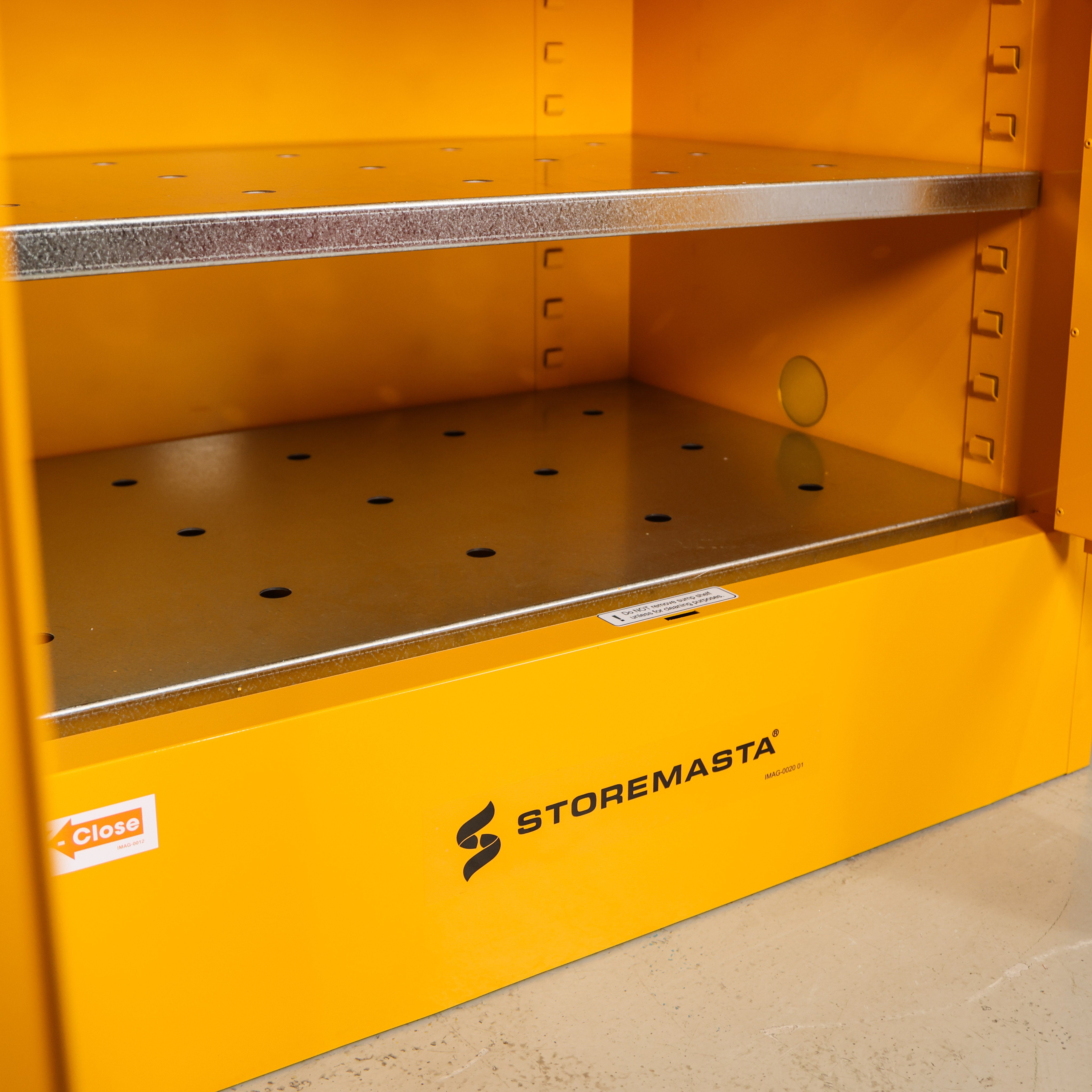 Dangerous When Wet Storage Cabinet - 100L