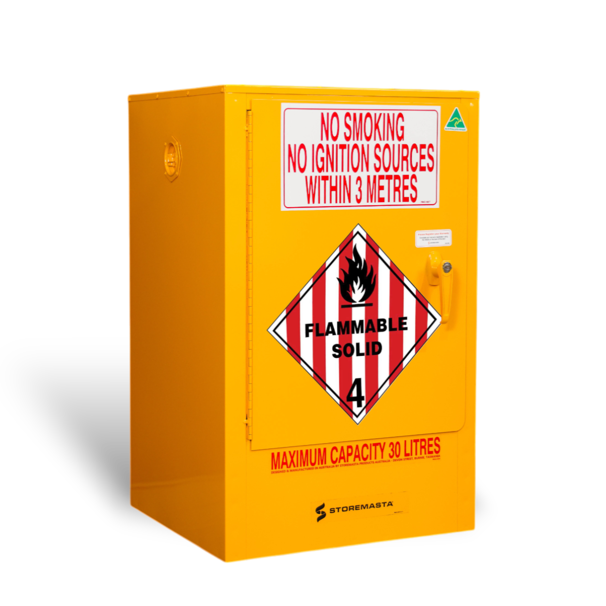 Flammable Solids Storage Cabinet - 30L – Storemasta