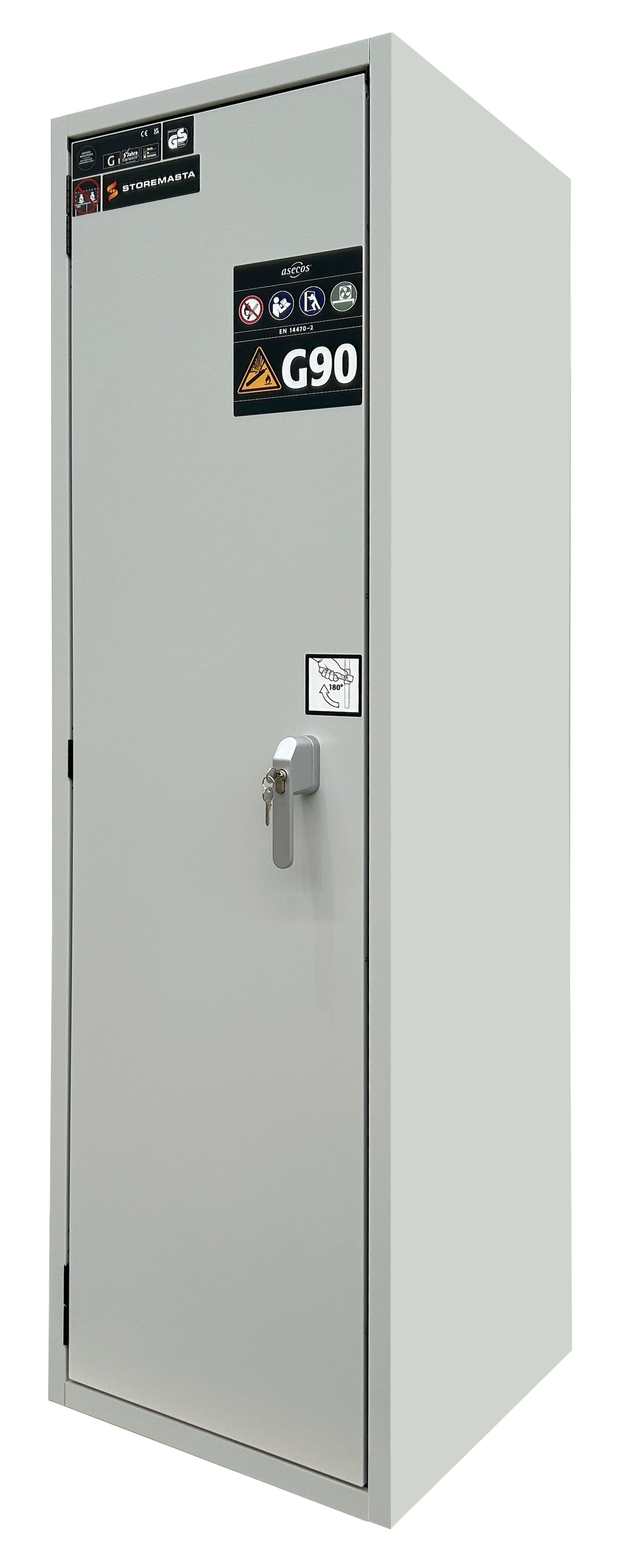 HI-LINE G-LINE 90-minute Fire Rated Gas Cylinder Cabinet, 600mm wide, 2 x 50 L Cylinders (G90.205.060.2F)