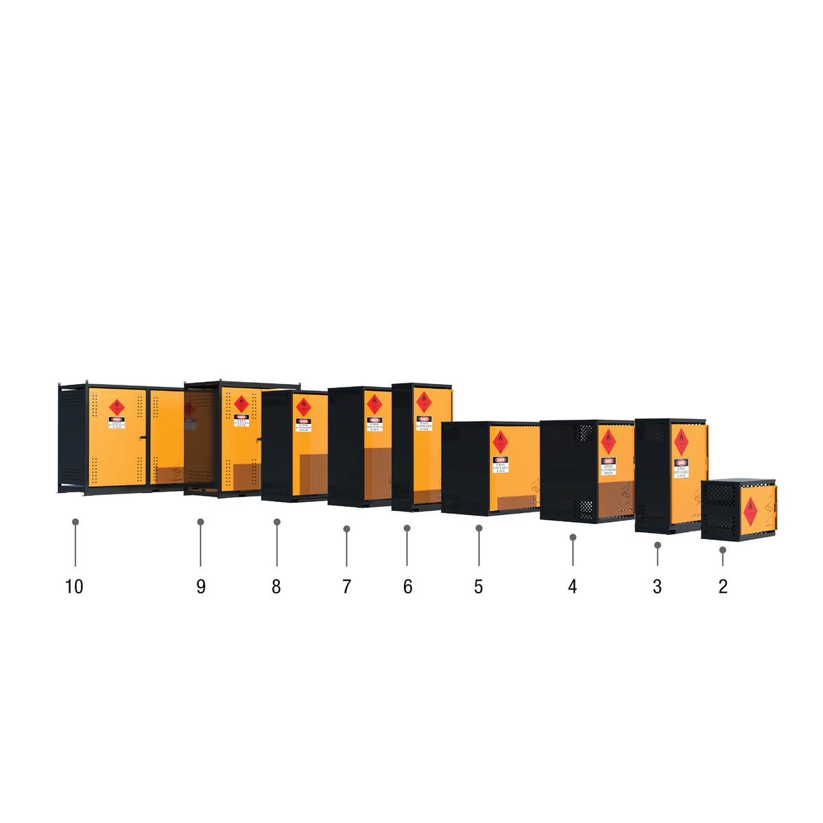 Ramp for Gas Bottle Storage GSC6 – Storemasta