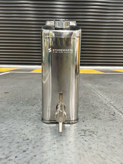 20L Safety Canister - Stainless Steel with SS Tap