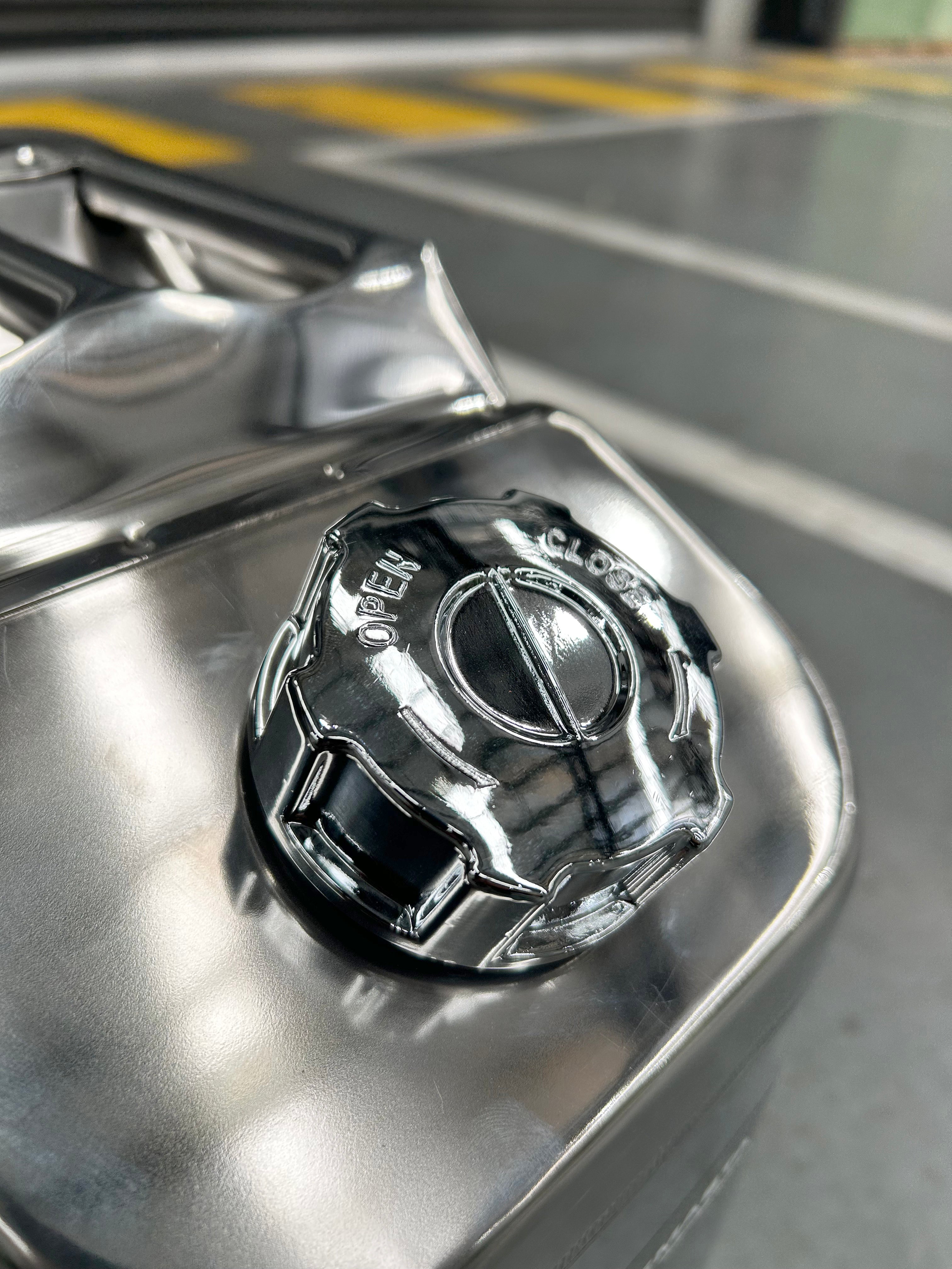 20L Safety Canister - Stainless Steel with SS Tap