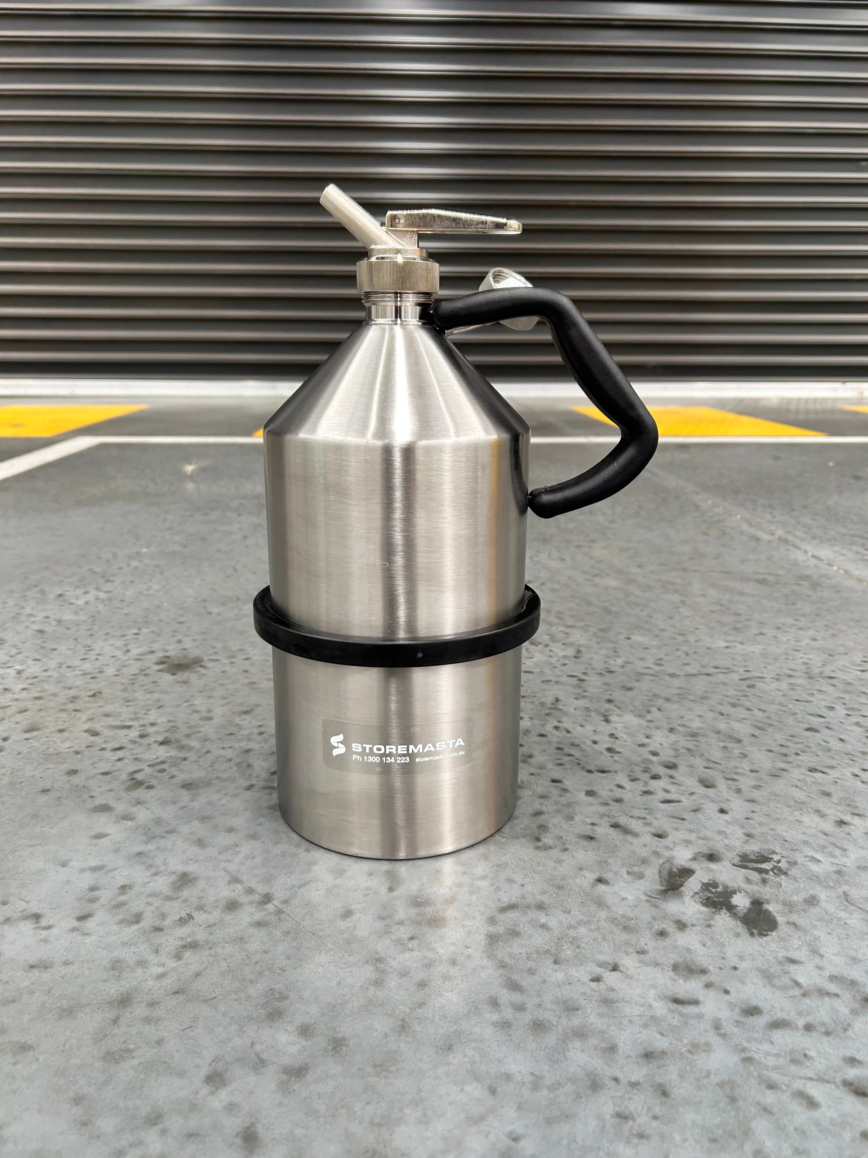 5L Safety Can - Stainless Steel with SS Tap