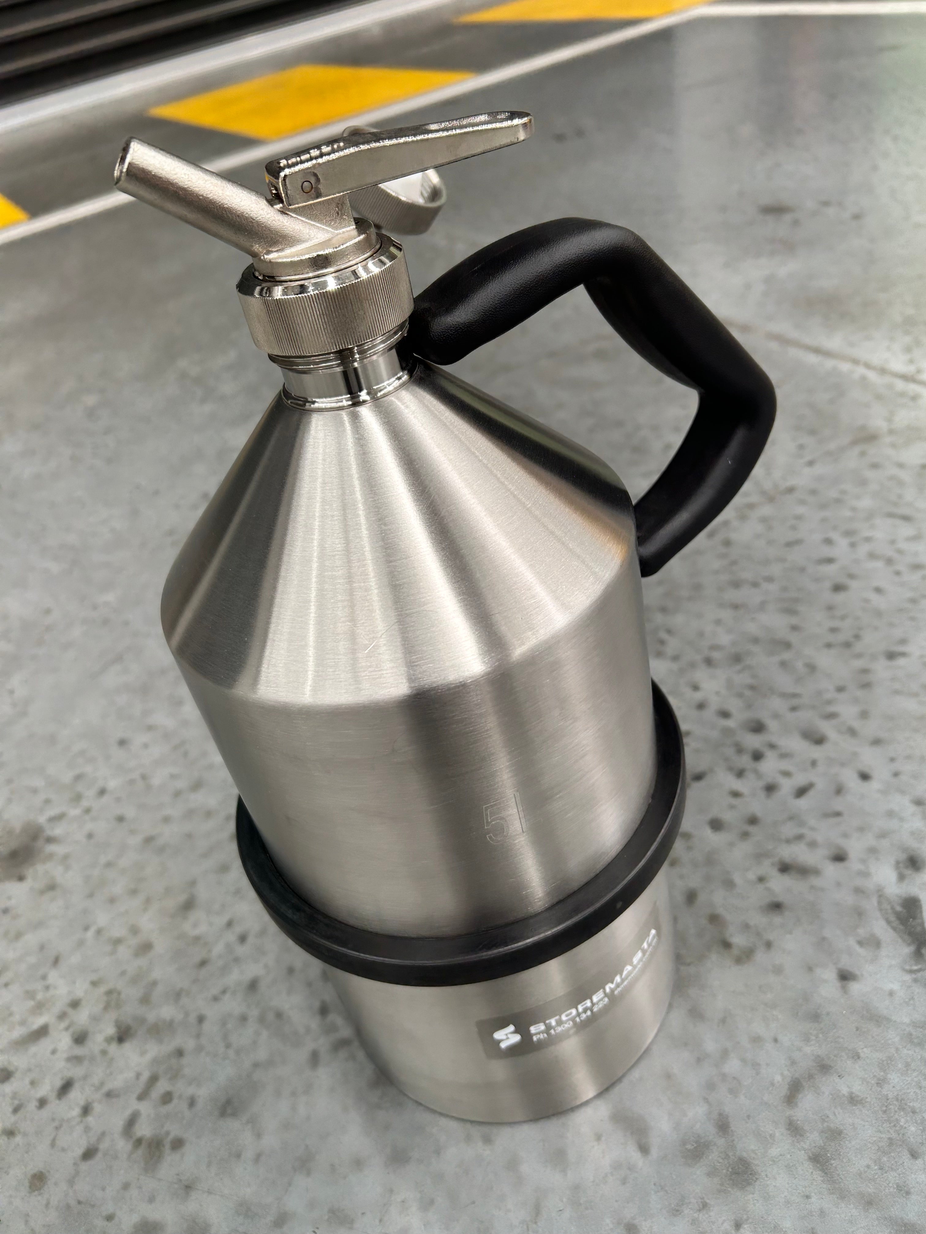 5L Safety Can - Stainless Steel with SS Tap