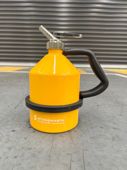 1L Safety Can - Signal Yellow with SS Tap