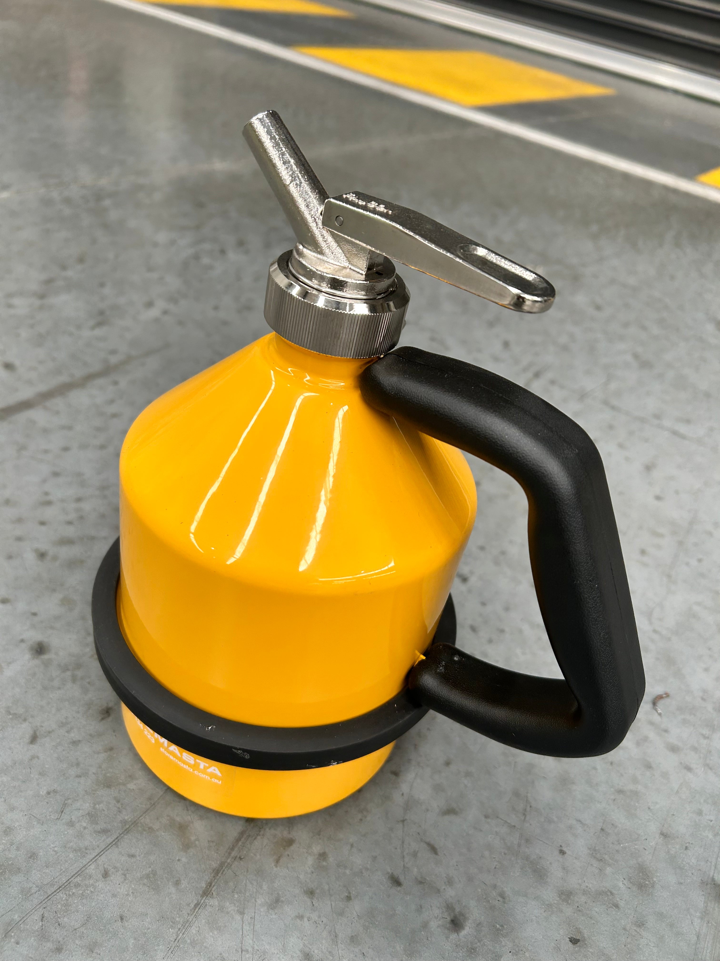 1L Safety Can - Signal Yellow with SS Tap